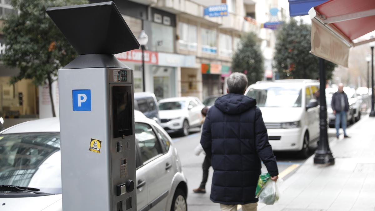 Un parquímetro de la ORA.