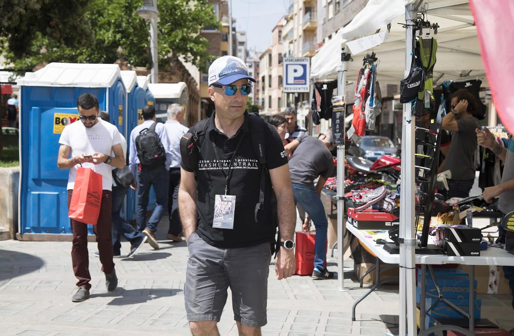 Feria del corredor del mundial de trail en Castelló