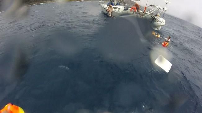 Rescate de seis personas en el mar de Lanzarote