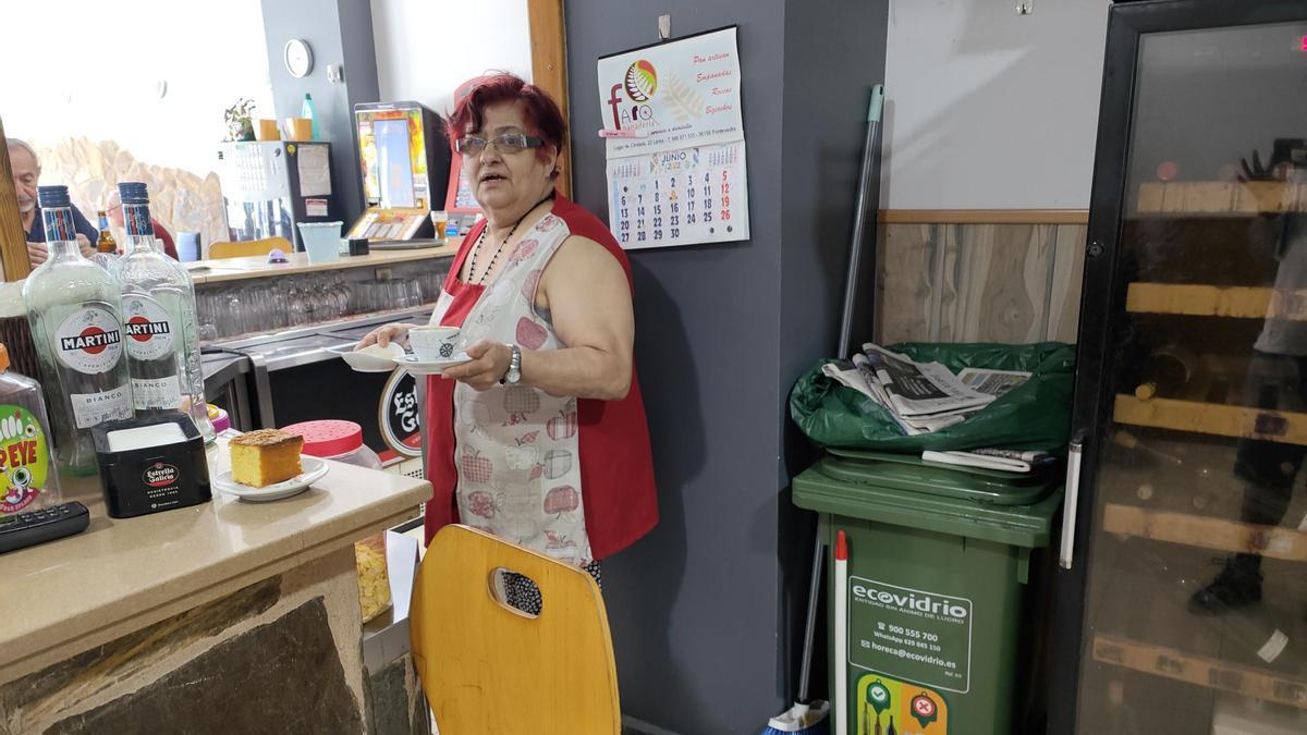 Rosana Molanes, del Bar El Palito de Moaña.