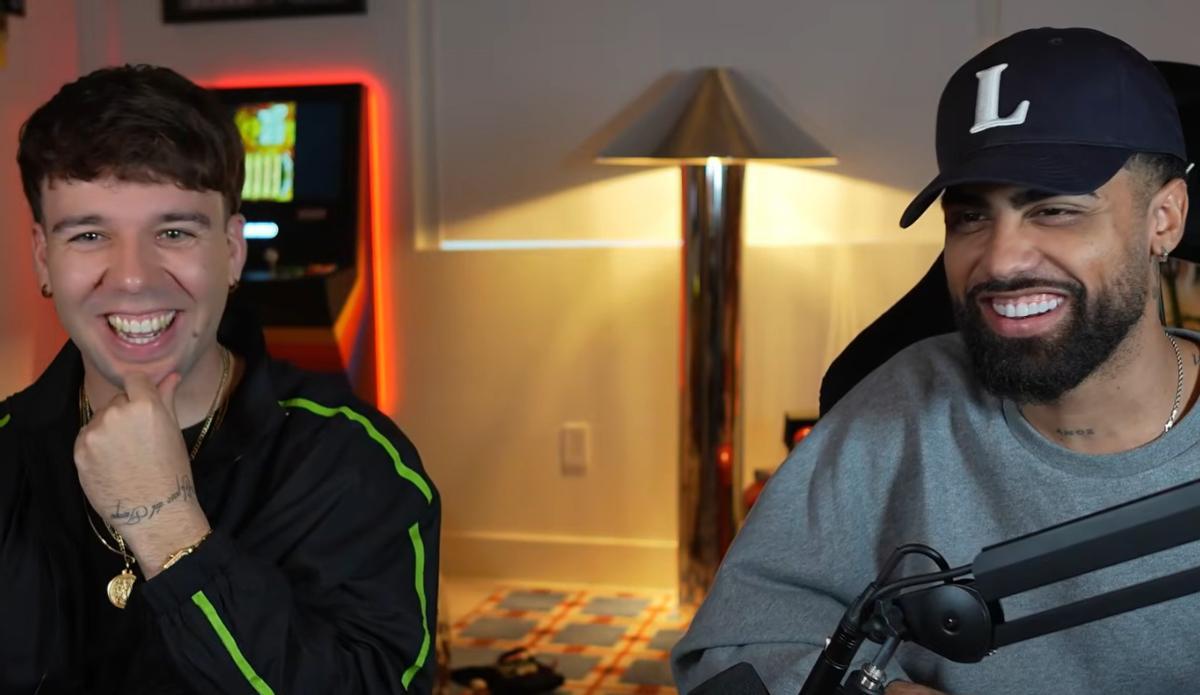 Quevedo y Jay Wheeler en el directo del puertorriqueño.