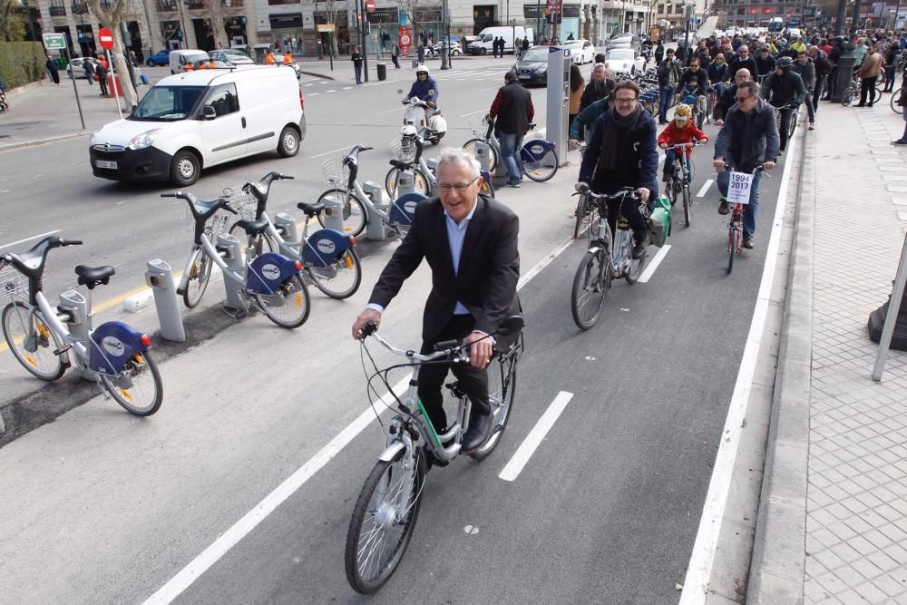 Apertura del anillo ciclista de Valencia