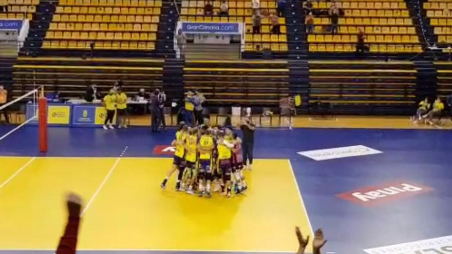 El CV Guaguas, campeón de la Copa del Rey