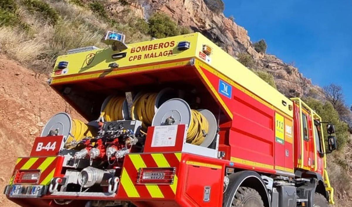 Vehículo del Consorcio Provincial de Bomberos (CPB) de Málaga.