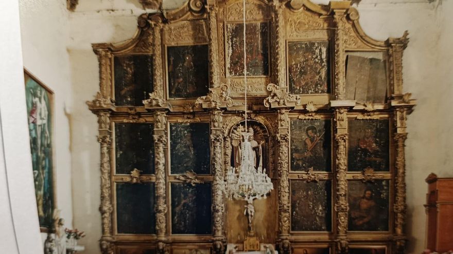 Nueva campaña para salvar el retablo de la iglesia de un pueblo de Zamora