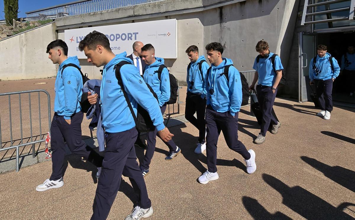 La expedición del Celta en Lyon La expedición del Celta en Lyon