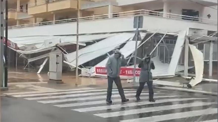 "Goodbye Deutschland"-Auswanderer Steff Jerkel zeigt das Ausmaß des Sturmtiefs "Juliette" in Cala Ratjada auf Mallorca