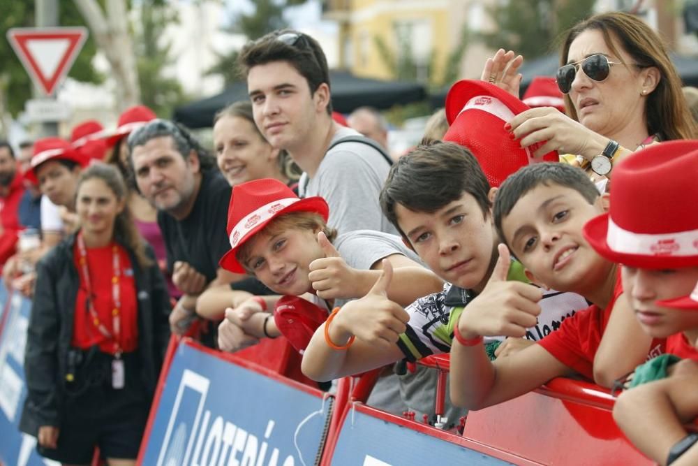 La Vuelta a España a su llegada a Alhama de Murcia