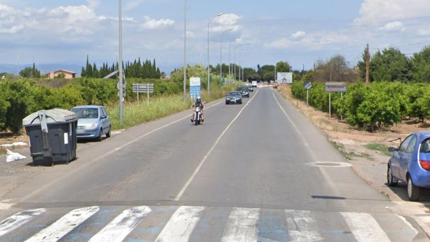 El tramo donde actuarán carece actualmente de carril bici.