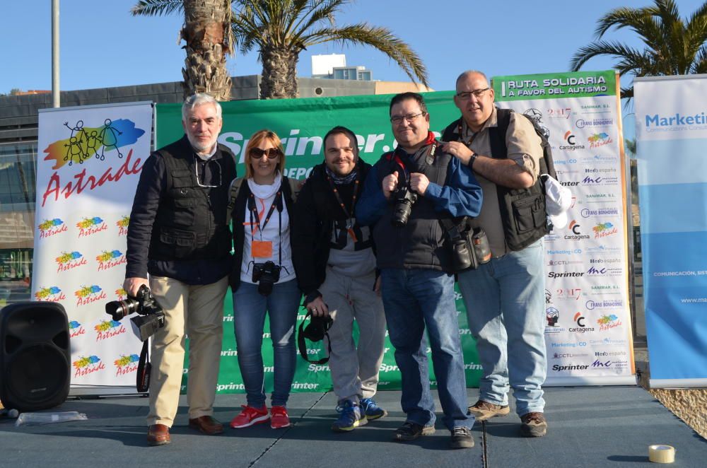 Marcha solidaria de Astrade en Cartagena