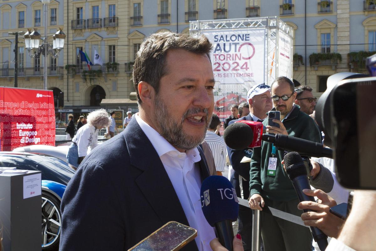 El vicepresidente de Italia y ministro de Infraestructuras y Transporte, Matteo Salvini.