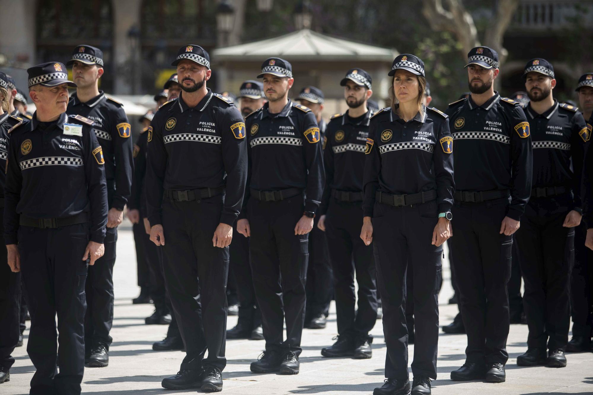 Presentación de los nuevos agentes de la Policía Local de València