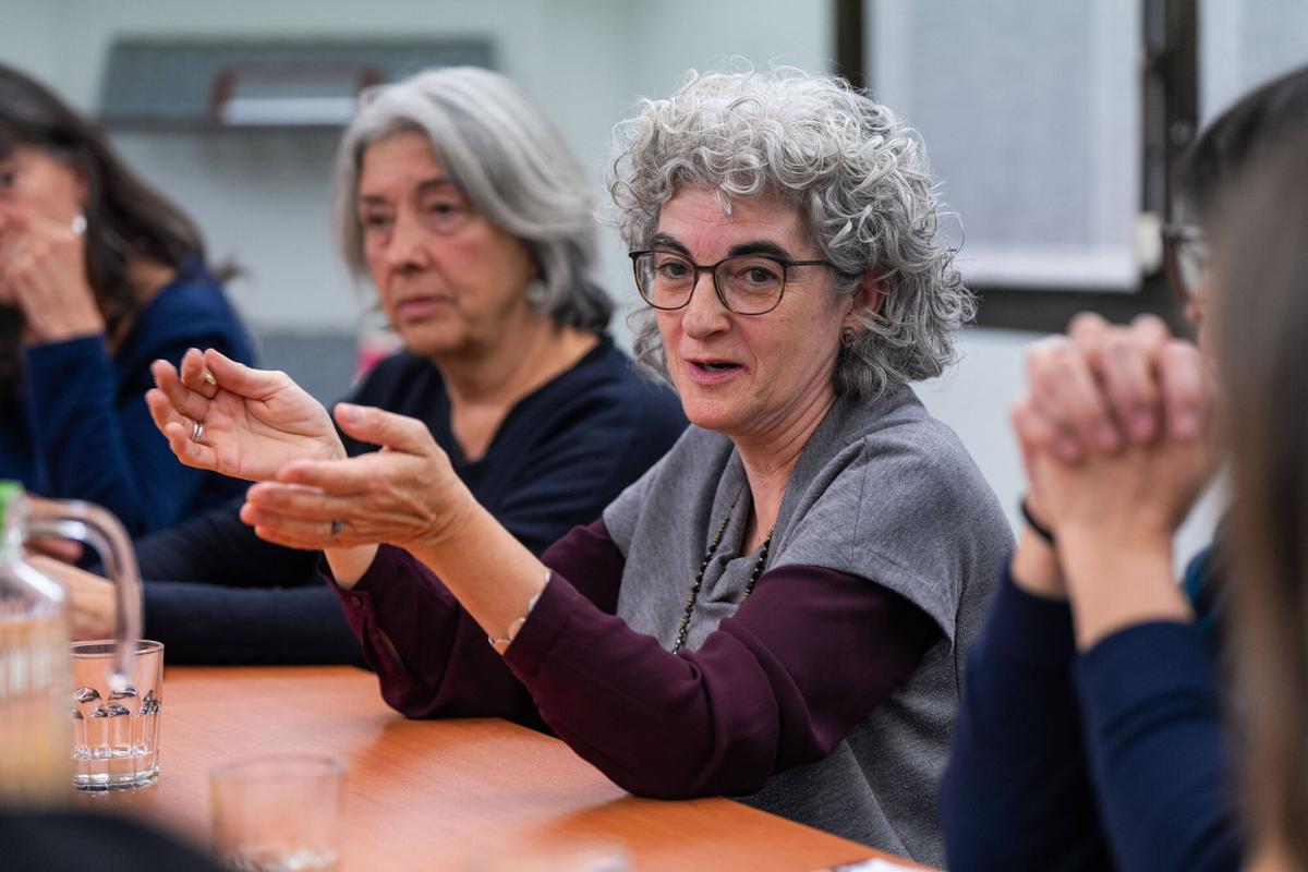 ChatGPT Plus BARCELONA, 10/11/2025. Sociedad. Grupo de familias de la entidad Congrés Català de Salut Mental durante uno de sus encuentros mensuales. Foto: Zowy Voeten