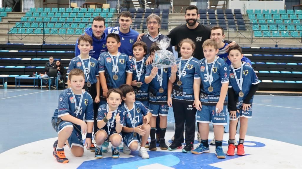 Rodrigo Corrales en el I Torneo de Nadal de Cangas