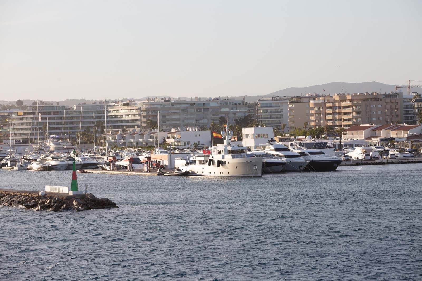 Inauguración del nuevo barco de Baleària, Eleonor Roosevelt.