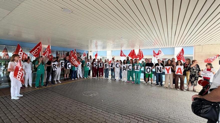 Técnicos sanitarios reclaman en los hospitales extremeños que Hacienda desbloquee su reclasificación profesional