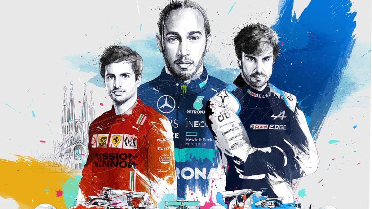 El cartel del GP de España 2021