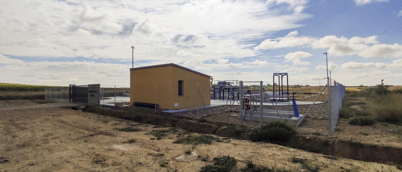 La nueva estación depuradora de aguas residuales de Fuentes de Ropel.