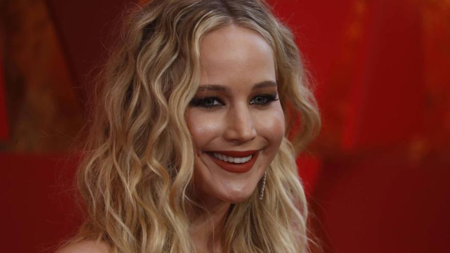 Jennifer Lawrence, en la gala de los Oscars 2018