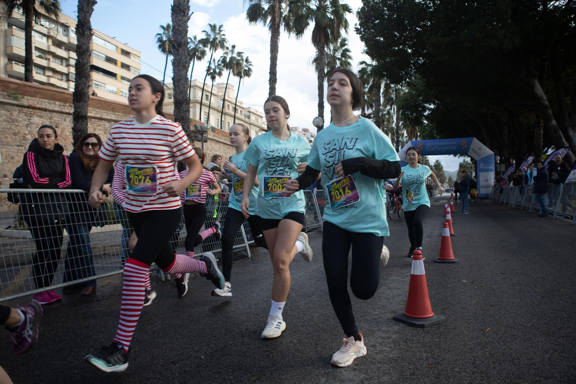Las imágenes de la San Silvestre infantil 2024 en Cartagena