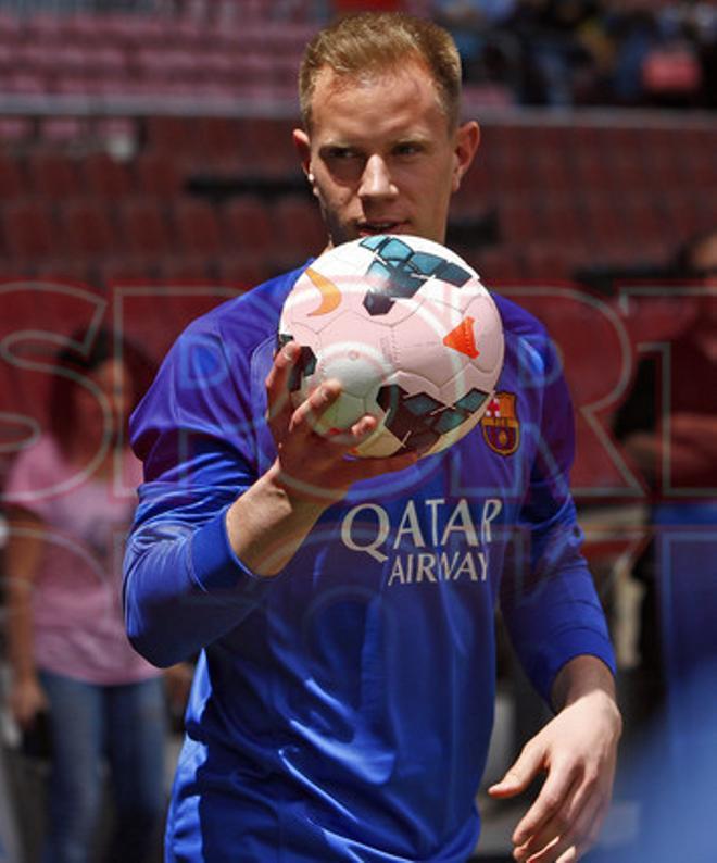 Las imágenes de la presentación de Ter Stegen