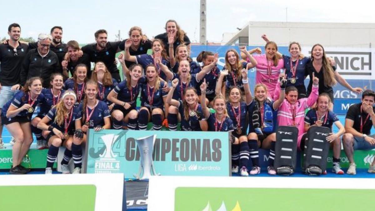 El Junior femenino, campeón de la Liga Iberdrola de hockey hierba