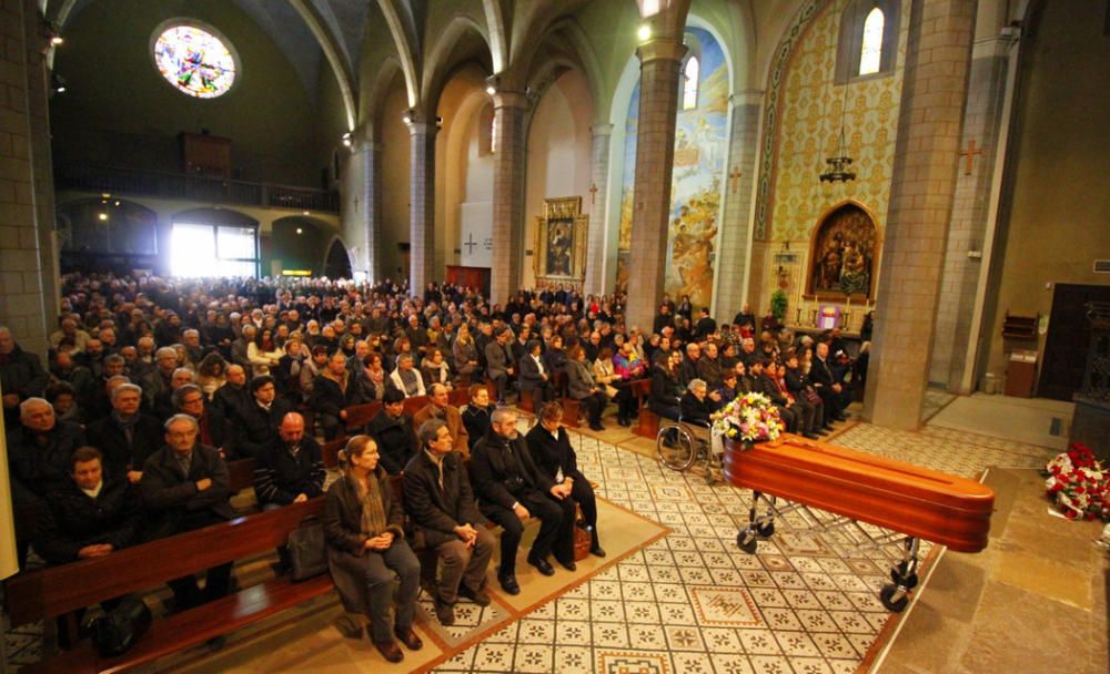 Funeral de l'exalcalde de Blanes, Josep Marigó