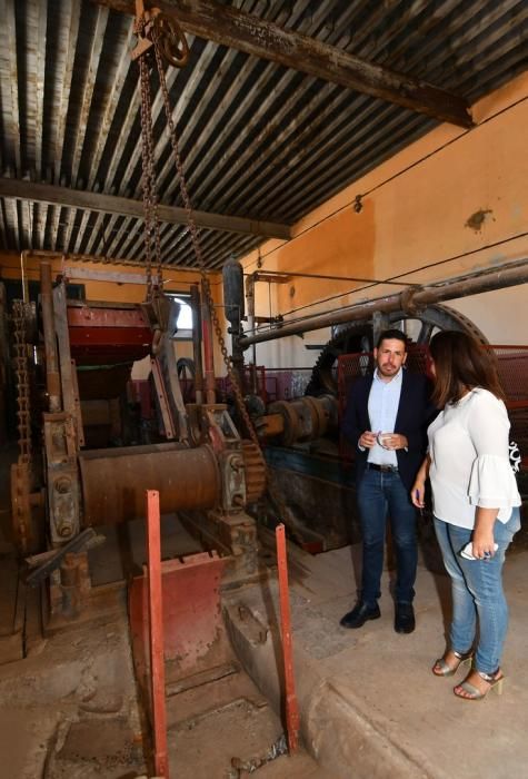 25/09/19 TELDE.  La antigua Fábrica de Azúcar de Telde, está siendo acondicionada por alumnos de PFAE.     FOTÓGRAFA: YAIZA SOCORRO.  | 25/09/2019 | Fotógrafo: Yaiza Socorro