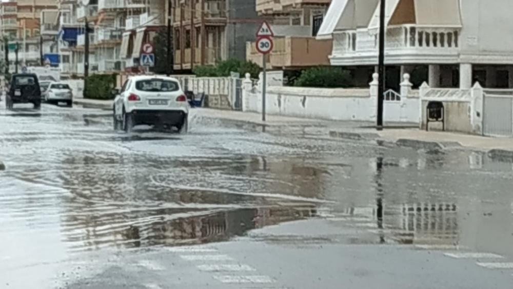 El paso de la gota fría por Santa Pola