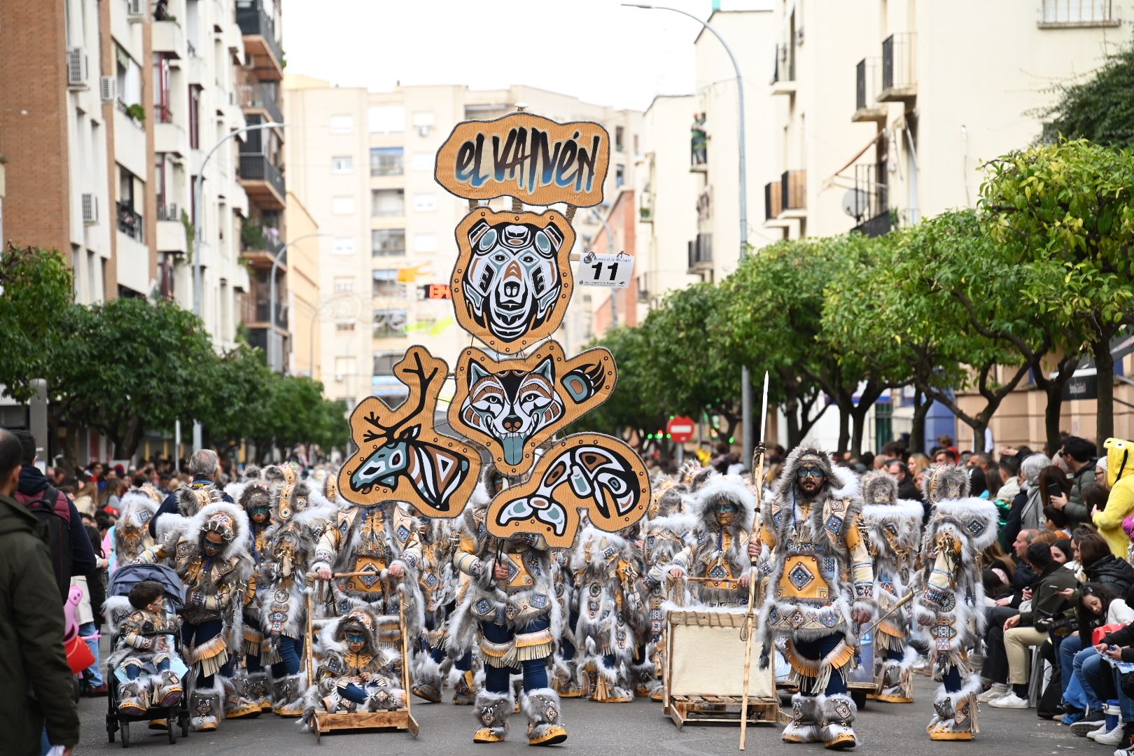 Desfile de comparsas del Carnaval de Badajoz