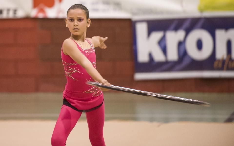 Exhibición de la Escuela de gimnasia rítmica