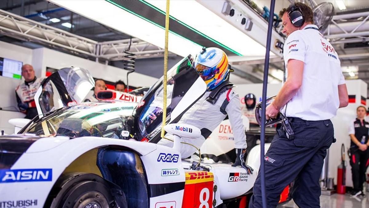 Alonso tiene grandes expectativas con el Toyota, en Le Mans