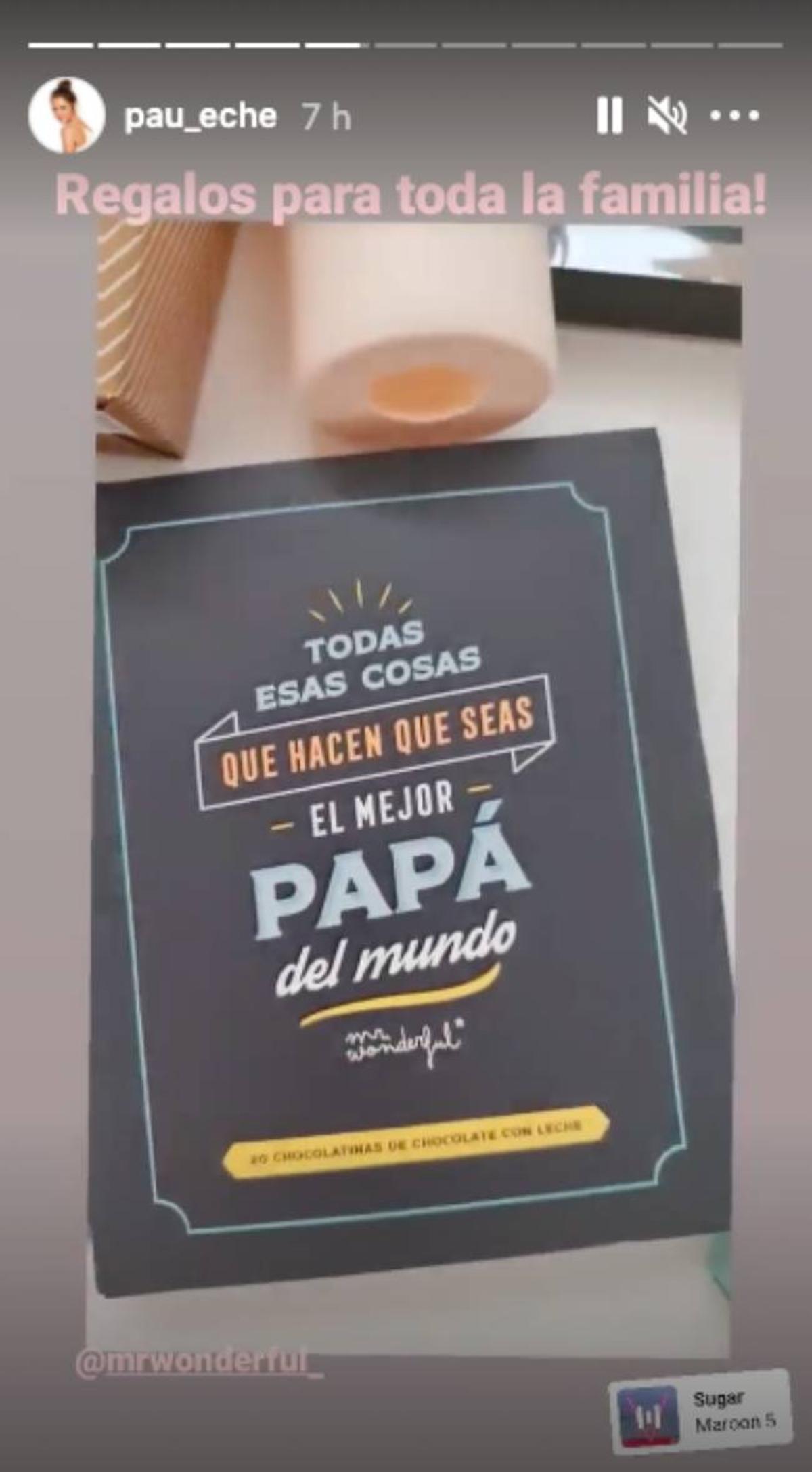 Paula Echevarría comparte los regalos que ha recibido para toda la familia