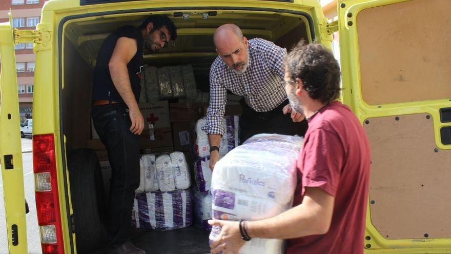 Ocho colectivos de Zamora recogen material para Palestina