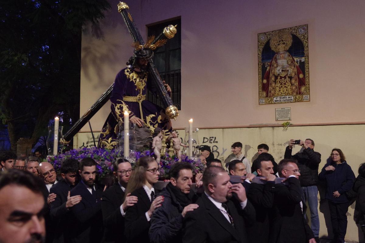 Vía Crucis oficial de Málaga presidido por el Señor de los Pasos en el Monte Calvario