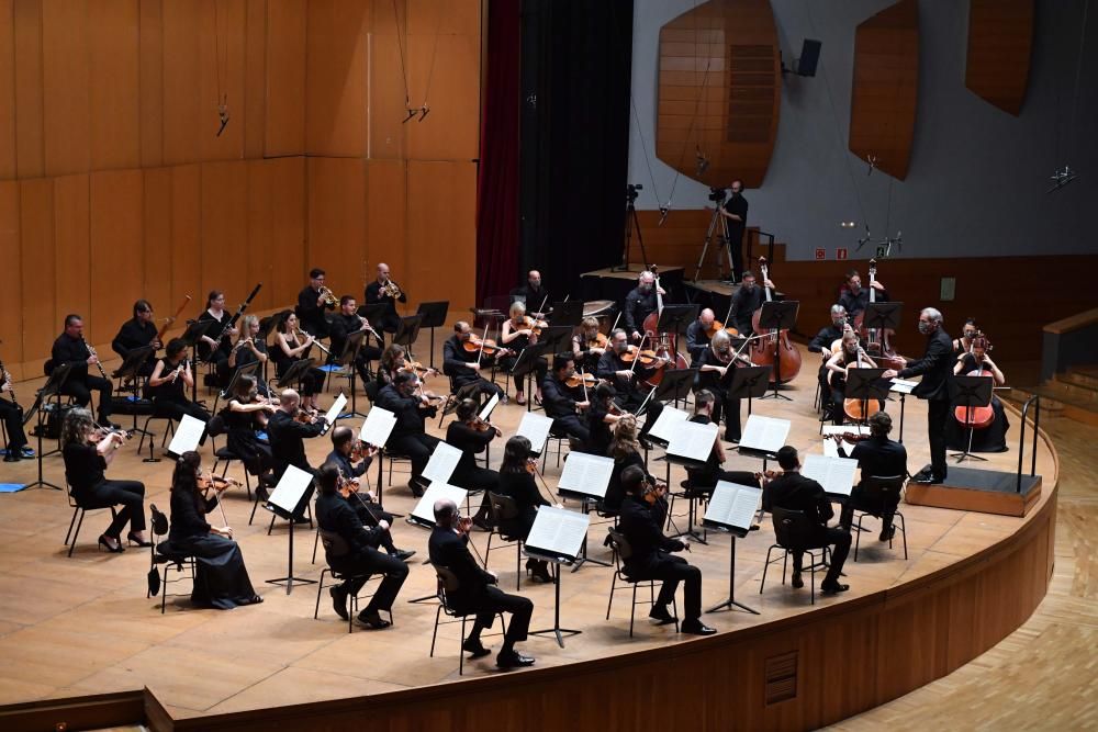 Primer concierto de la Orquesta Sinfónica tras la pandemia de Covid-19