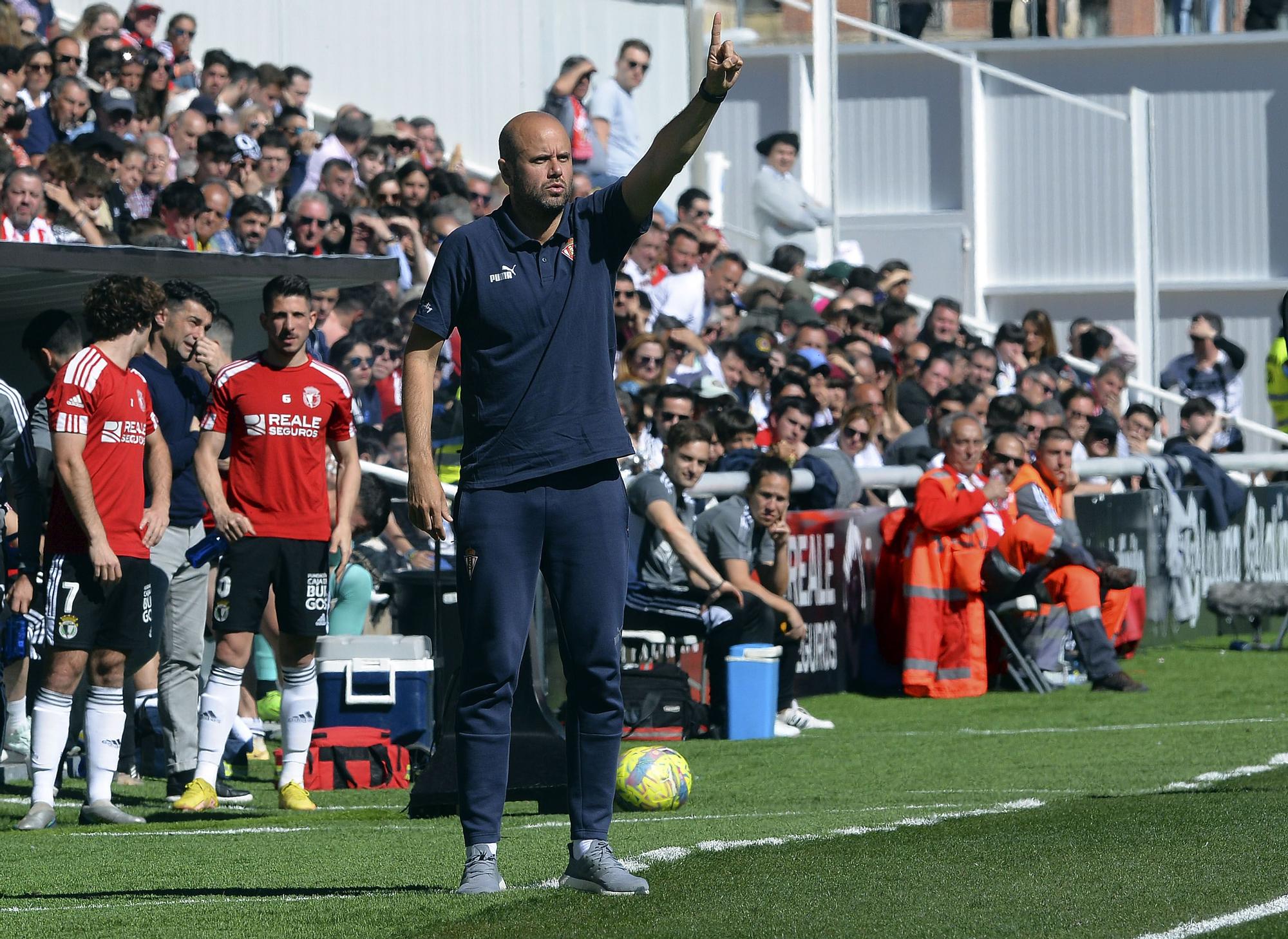 EN IMÁGENES: Así fue el encuentro entre el Burgos y el Sporting