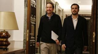 Podemos e IU ultiman un pacto para ir juntos si se repiten las elecciones