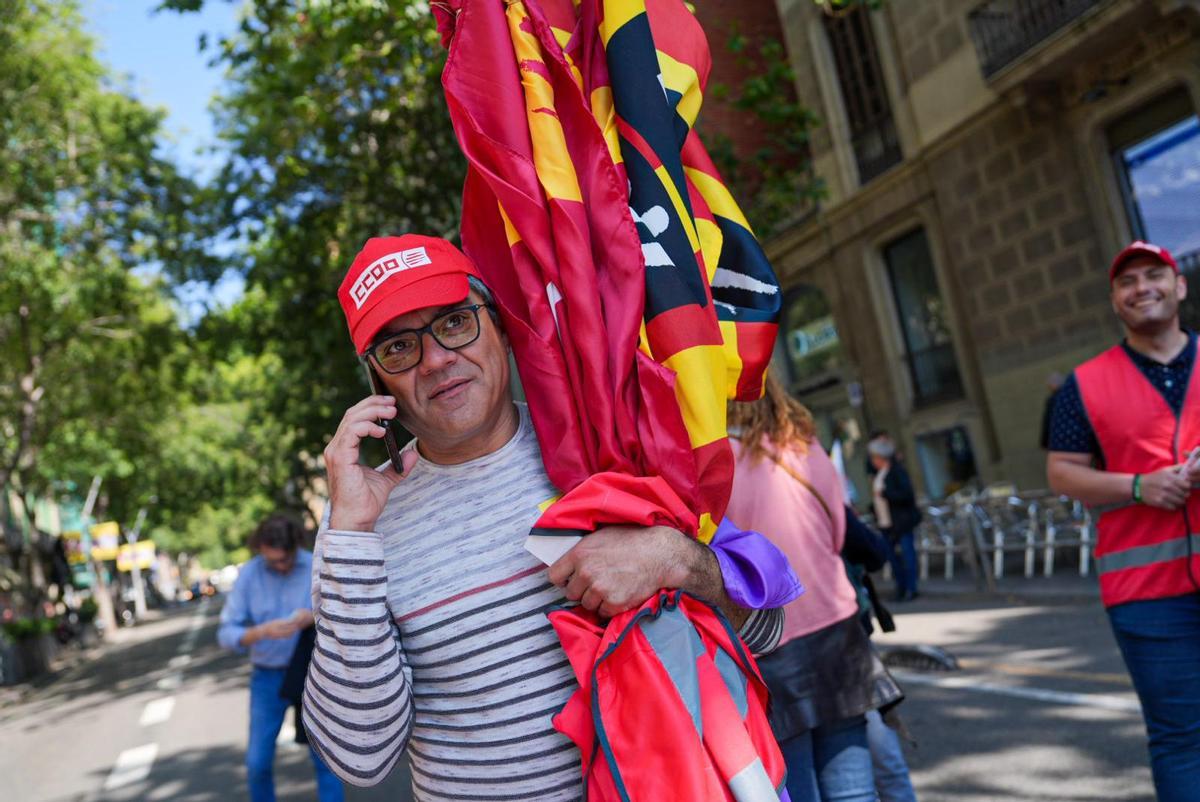 Celebración del 1 de Mayo en Barcelona