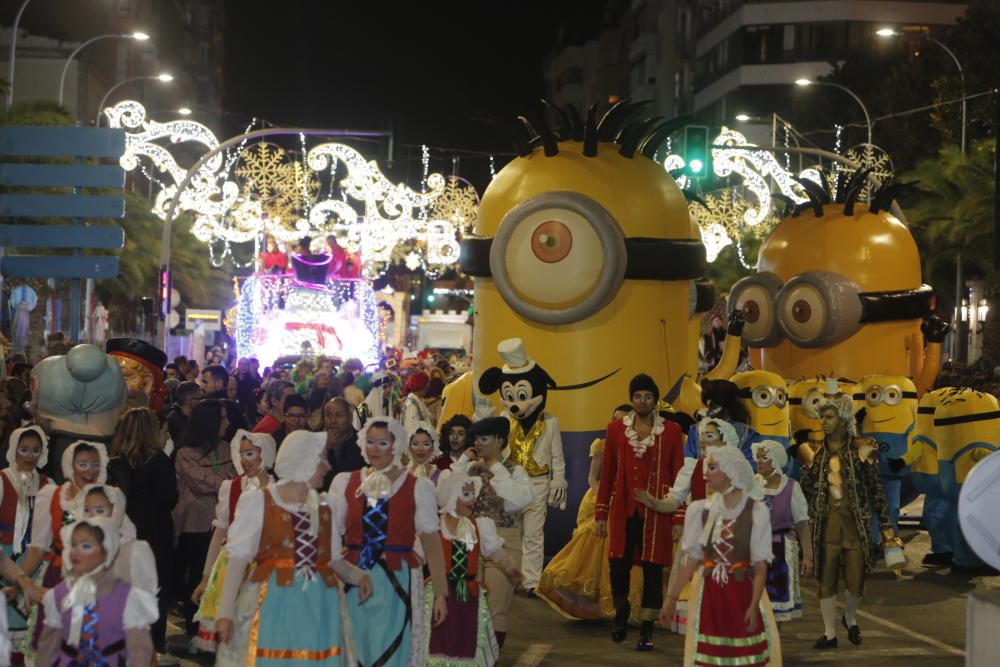 Cabalgata de los Reyes Magos en Alicante.