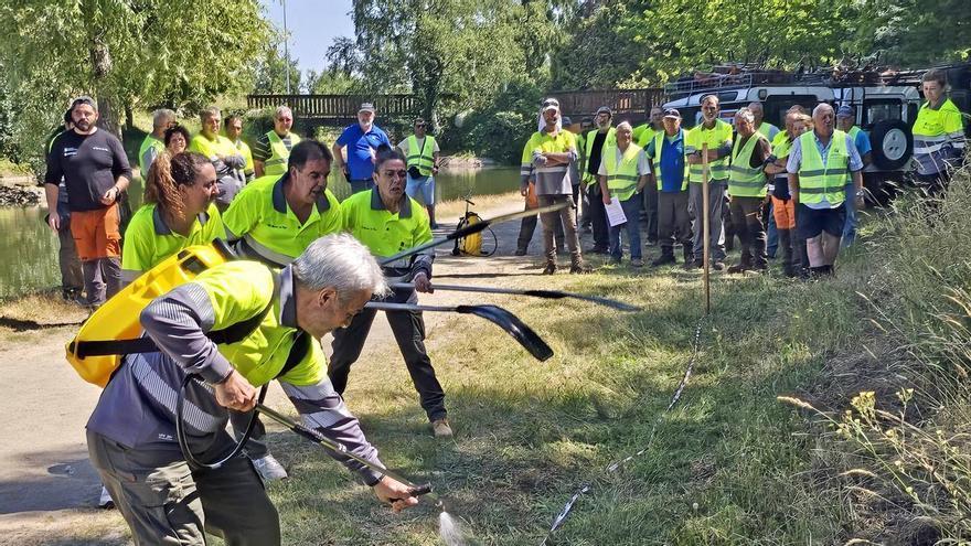 La Mancomunidad de Montes de Vigo presenta la campaña de vigilancia «Ollos no monte» para prevenir los incendios forestales