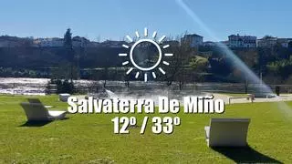 El tiempo en Salvaterra de Miño: previsión meteorológica para hoy, lunes 16 de junio