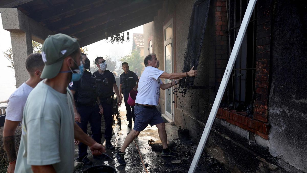 Marsella, la segunda ciudad de Francia, asediada por un violento incendio forestal