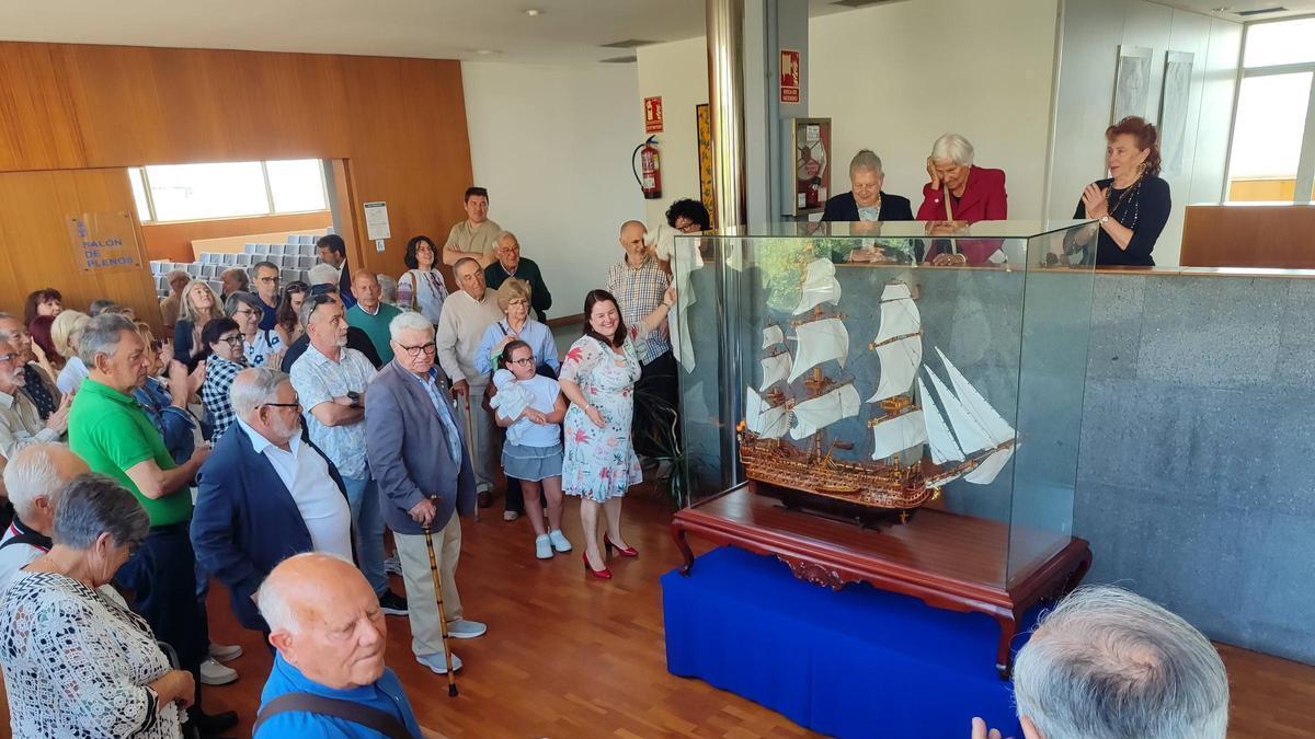 Los barcos de «Culío» ya amarran en el Concello de Cangas