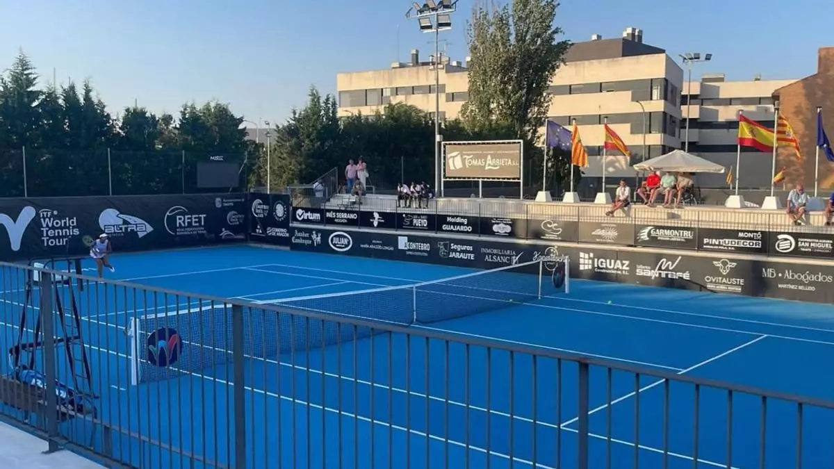 El idilio de Tauste con el tenis internacional vive un nuevo capítulo