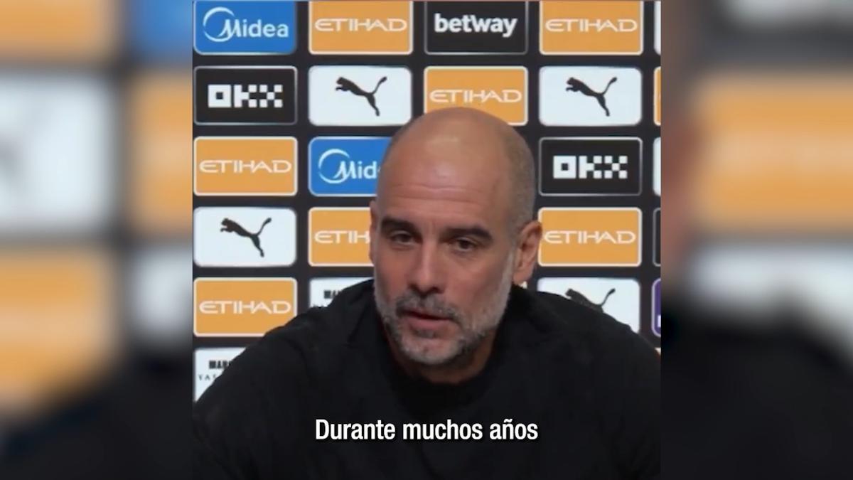 Guardiola denuncia algunas de las grandes injusticias mundiales