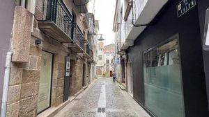 La vivienda en la que vivía la mujer está situada en el casco viejo de Cangas do Morrazo.
