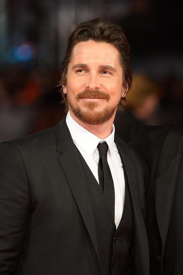 Christian Bale en la presentación de "The Promise"