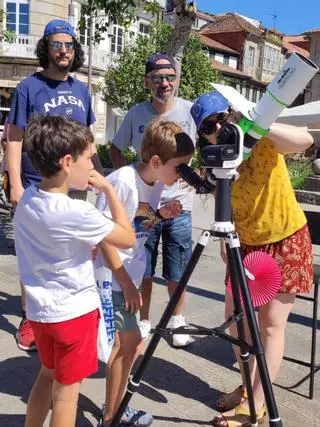 Los concellos de Pontevedra se vuelcan con el eclipse