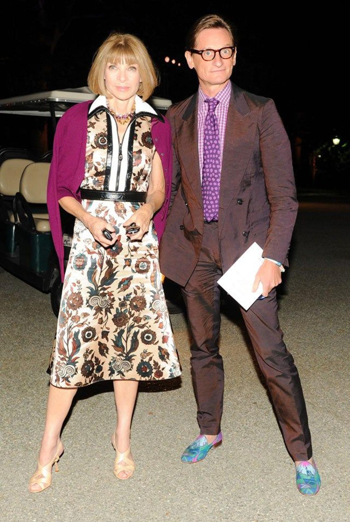 Anna Wintour y Hamish Bowles